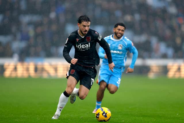 Mikey Johnston was sharp and set up both goals before his strange withdrawal. (Photo by Adam Fradgley/West Bromwich Albion FC via Getty Images)