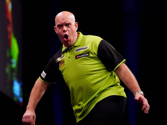 Michael van Gerwen is back at the Grand Slam of Darts (David Davies/PA)
