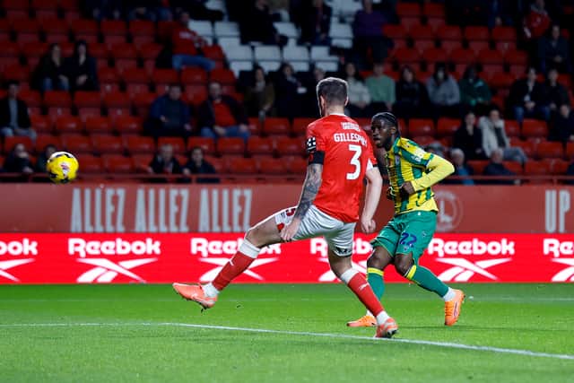 Samuel Iling-Junior scored a brilliant debut goal but mostly struggled thereafter. Was guilty of a couple of high-profile misses, including in the dying seconds at Southampton in defeat. (Photo by Adam Fradgley/West Bromwich Albion FC via Getty Images)