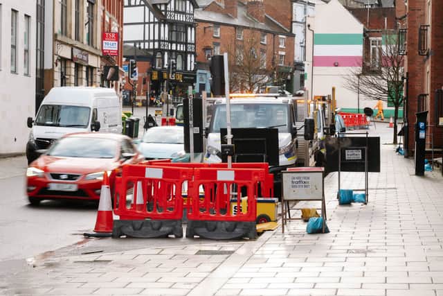 Works to redesign the Shrewsbury Railway Station gyratory began in June 2024