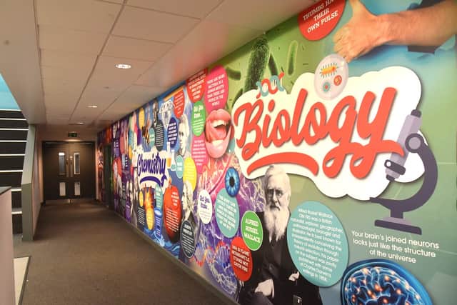 An example of the new wall art at New Road