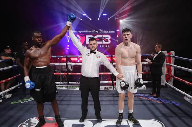Jacob Storey Boxing Jacob Lloyd says he will reset and go again after boxing defeat