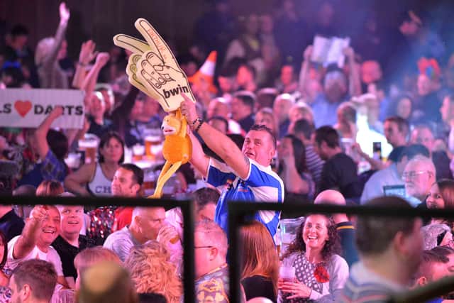 Cheers from the crowd in 2017