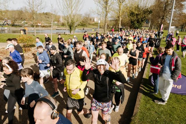Parkrun at Telford Town Park