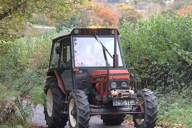 Builth's Nigel Gethin with his Zetor
