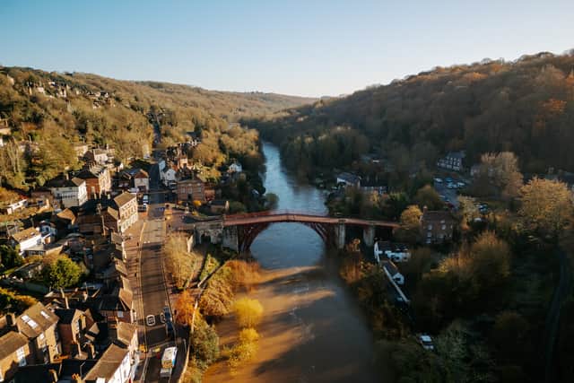 The celebrated Ironbridge Gorge
