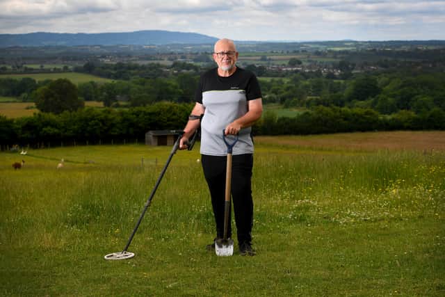 Andy Bassett has made a series of spectacular historic finds in the county. Photo: Tim Thursfield
