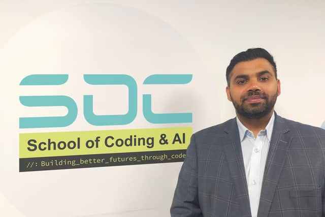Manny Athwal - founder and CEO of Wolverhampton's School of Coding & AI