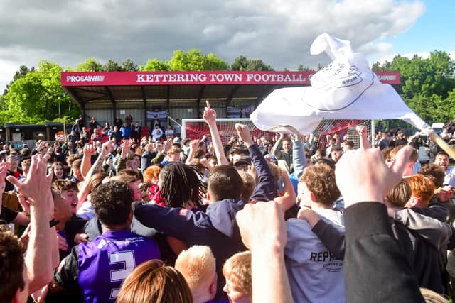 Telford's last away victory came in the 2024/25 Southern Central Premier play-off final at Kettering Town (Picture: Kieren Griffin Photography)