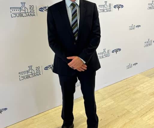 Stuart Anderson MP at the 71st Annual Session of the NATO Parliamentary Assembly (PA) in Ljubljana, Slovenia. Picture: Stuart Anderson MP