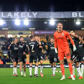 Josh Griffiths celebrates in front of the travelling Albion fans after a stunning display in the win at Norwich last October. (Photo by Stephen Pond/Getty Images)