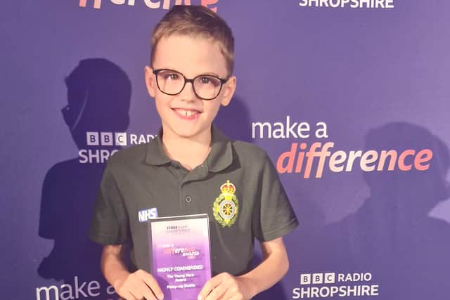 Finlay-Jay at the Make A Difference Awards