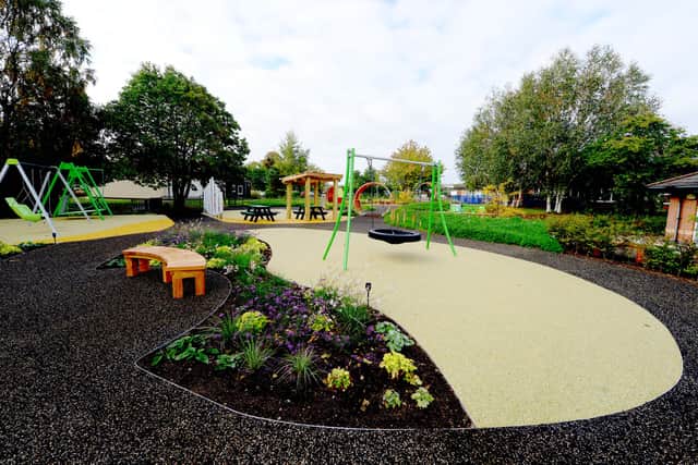 The new accessible and multi-sensory garden for children and families