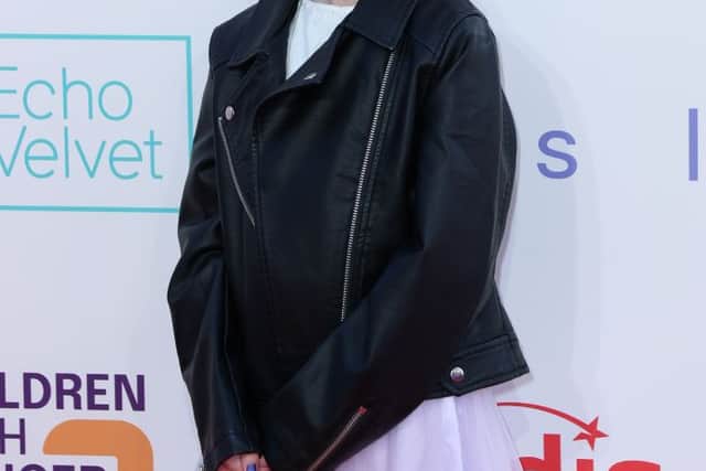 Dulcie, aged nine, from Telford at the film's launch