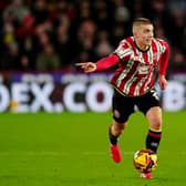 Alfie Gilchrist in action on loan at Sheffield United last season.