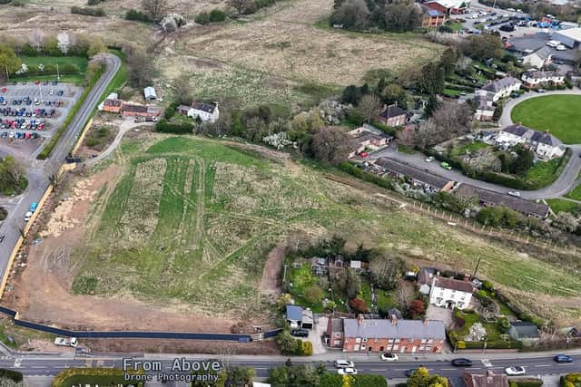 The proposed site of the new development off Welshpool Road. Picture: From Above Drone Photography