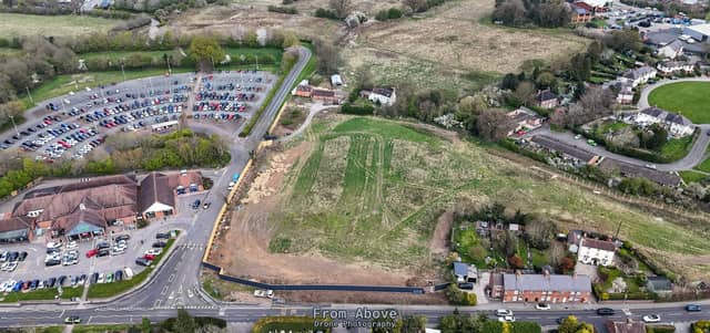 The proposed site of the new development off Welshpool Road. Picture: From Above Drone Photography