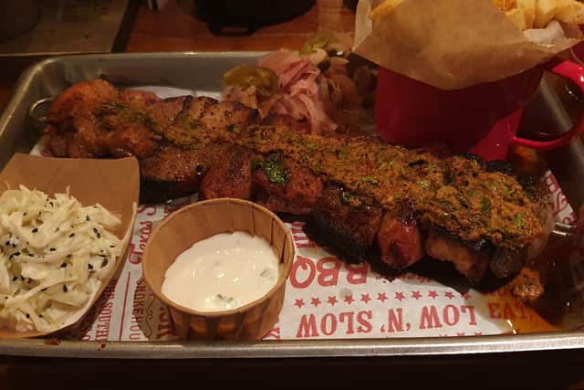 The Carnivore Skewer gave you the best of all the meats in one go