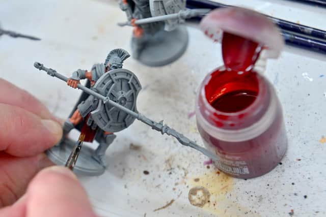 Model painting is a popular hobby