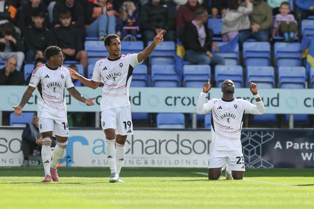 Daniel Udoh scored twice against his former side