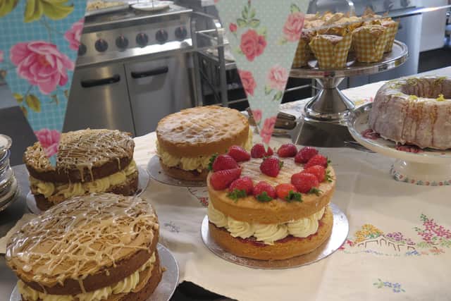 Famous Birchfield cakes baked by the school's kitchen. Photo: Birchfield School