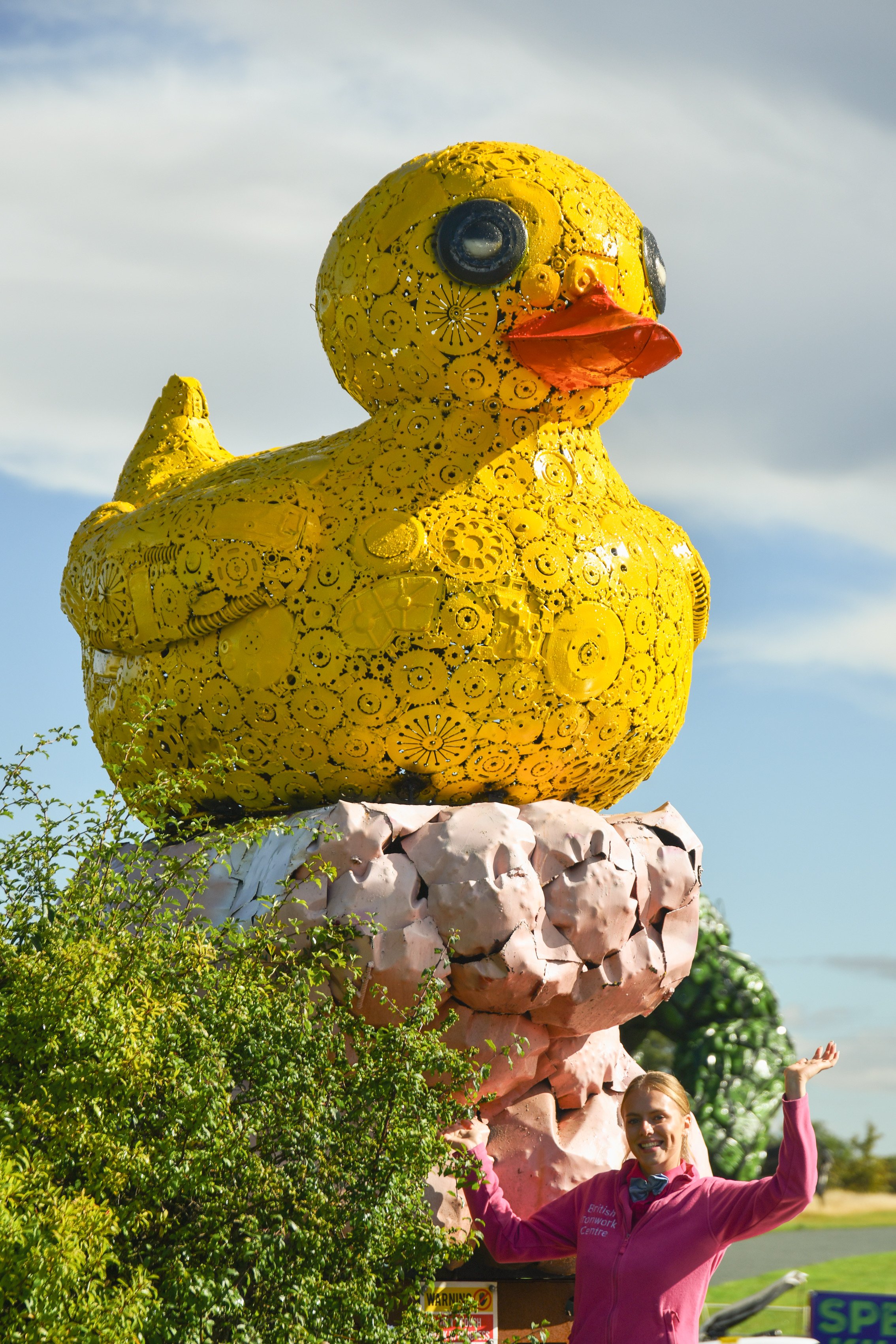 Is this the world's largest rubber duck?: Giant sculpture unveiled at ...