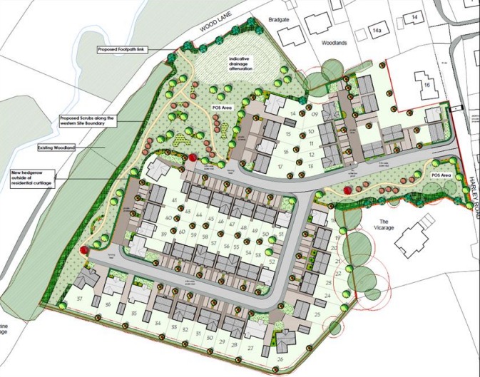 Plans submitted for 60 homes between Much Wenlock and Shrewsbury