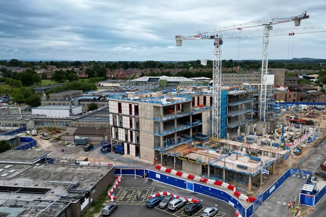 Work is ongoing to improve Royal Shrewsbury Hospital