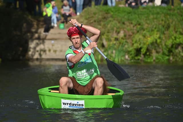 Nick Spittle of the Bakewell Tarts is fully focused