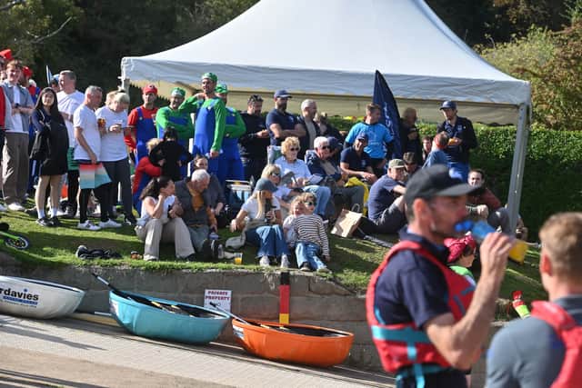 There were 35 teams of four in this year's Coracle World Championships