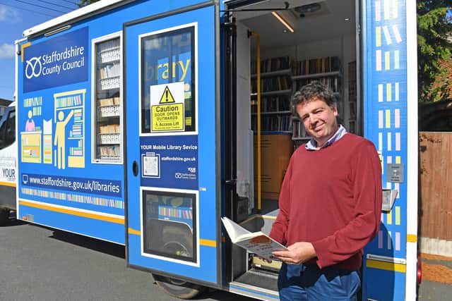 Kristian Molin, driver and mobile library assistant