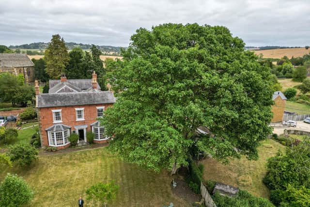 The sycamore tree is named after the nearby Four Shire stone signifying the borders of the four Cotswolds counties: Oxfordshire, Warwickshire, Worcestershire and Gloucestershire.