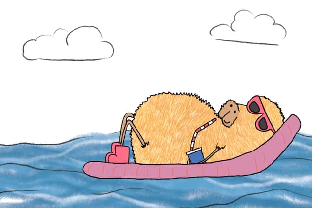 Cinnamon is now featuring in a cartoon.