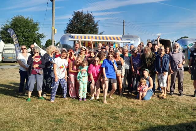 Festival-goers old and young have been enjoying themselves. Photo: John Hooper