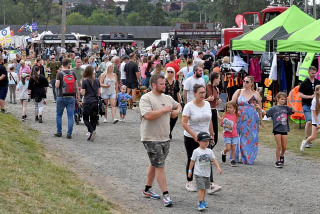 Thousands of people attended the event.