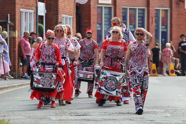 Hundreds attended Ellesmere Carnival to watch the parade. Pictures: Sue Austin