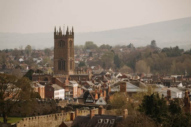 Ludlow came in 8th place in the list of the UK's best towns and villages