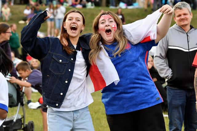 Celebrations in Telford after England win the Euros