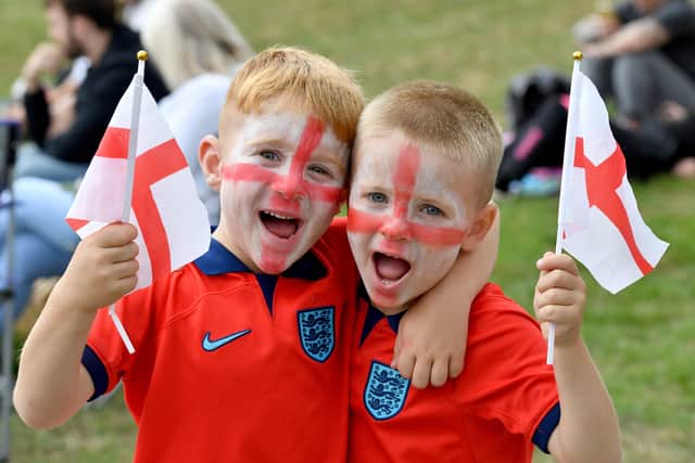 Twins Jenson and Kacen Wilkin, aged five