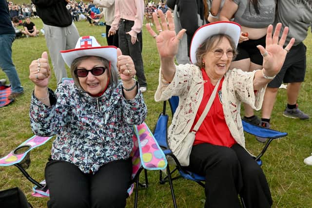 Celebrations in Telford after England win the Euros
