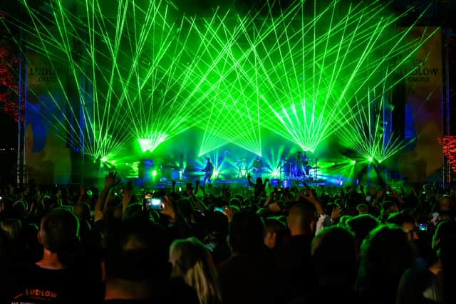 Faithless performing at Ludlow Castle. Picture: Andy Hughes
