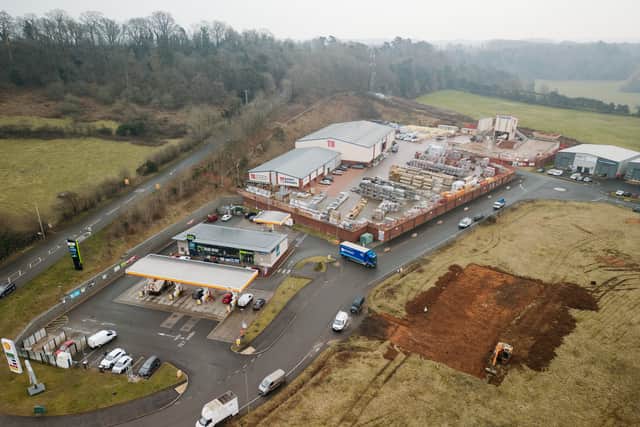 The site in Bridgnorth set for a new McDonalds, Dominos and a coffee store