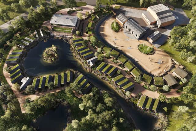 The Reserve at Chester Zoo - Aerial View