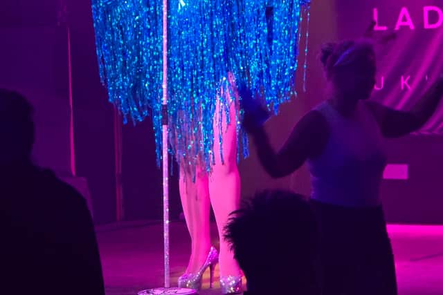 Miss Bella End at The Ultimate Ladies Night Show