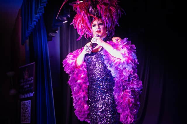 Miss Linda Matthews at The Ultimate Ladies Night Show