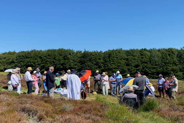 The service on the hill