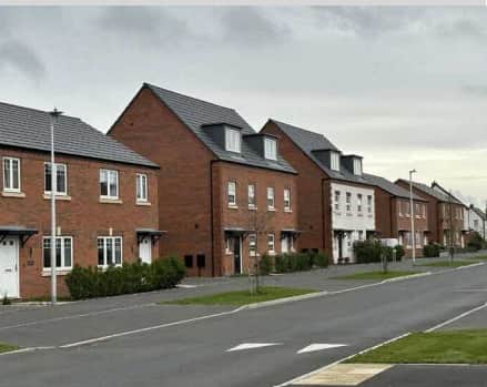 Houses in the eastern development area. Picture: Omega Architects