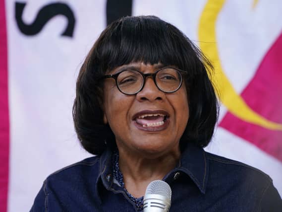 Diane Abbott has repeated comments which she made two years ago about racism