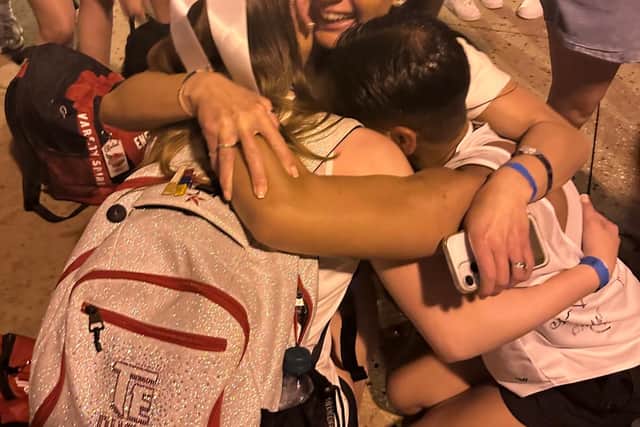 The moment the pair found out they made finals