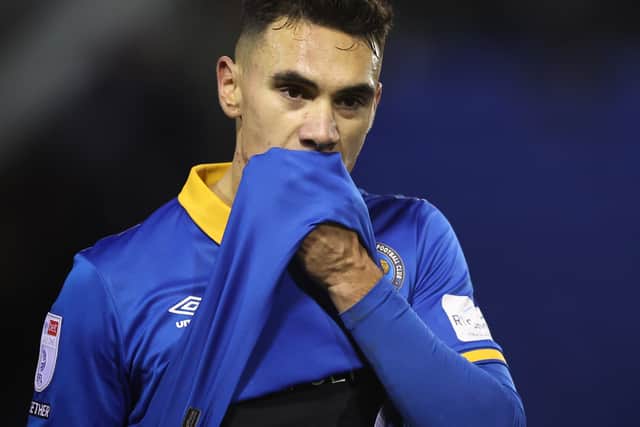 Shrewsbury Town striker Max Mata spent last season on loan at Auckland in the A-League. (AMA)